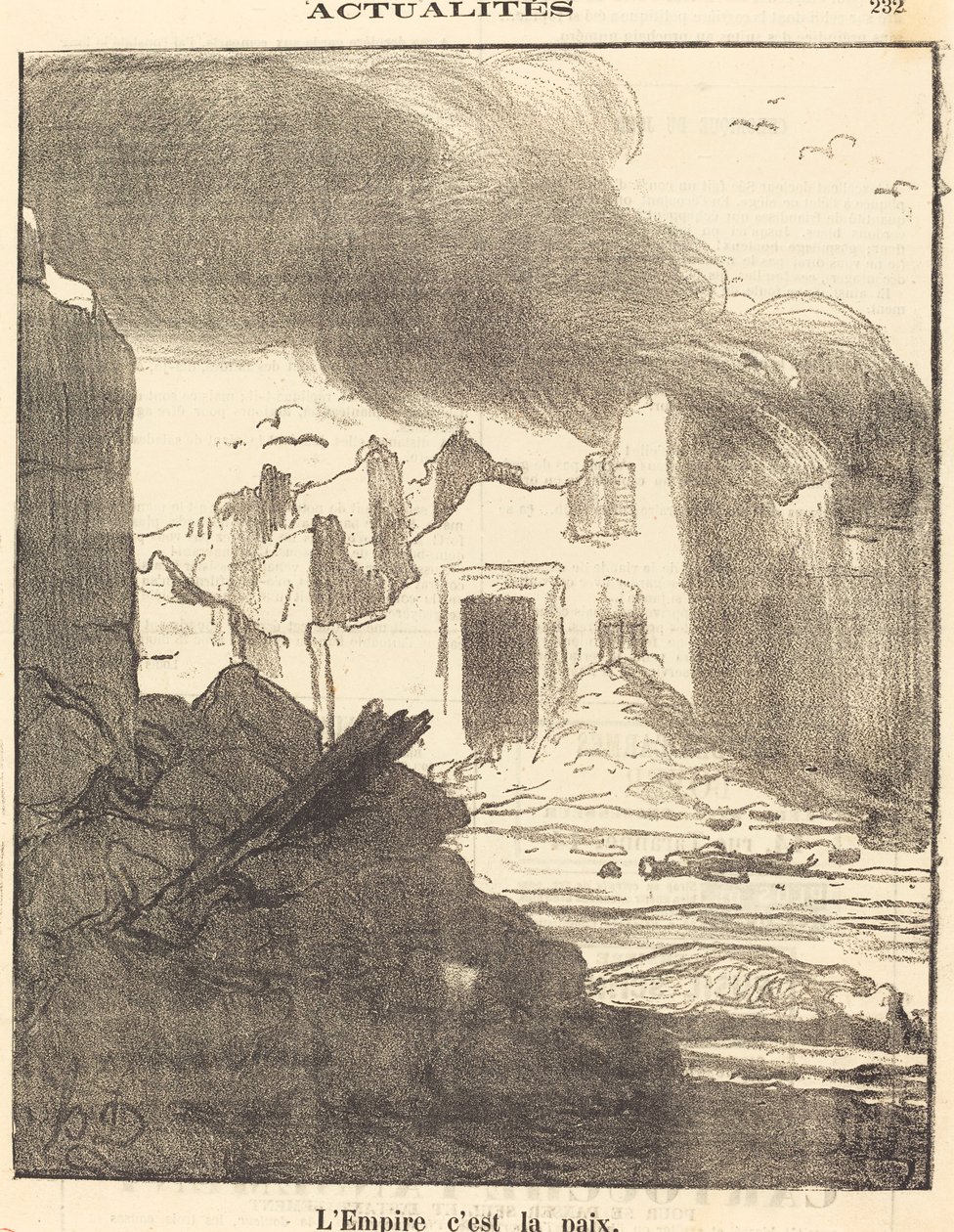 Het rijk is vrede door Honoré Daumier