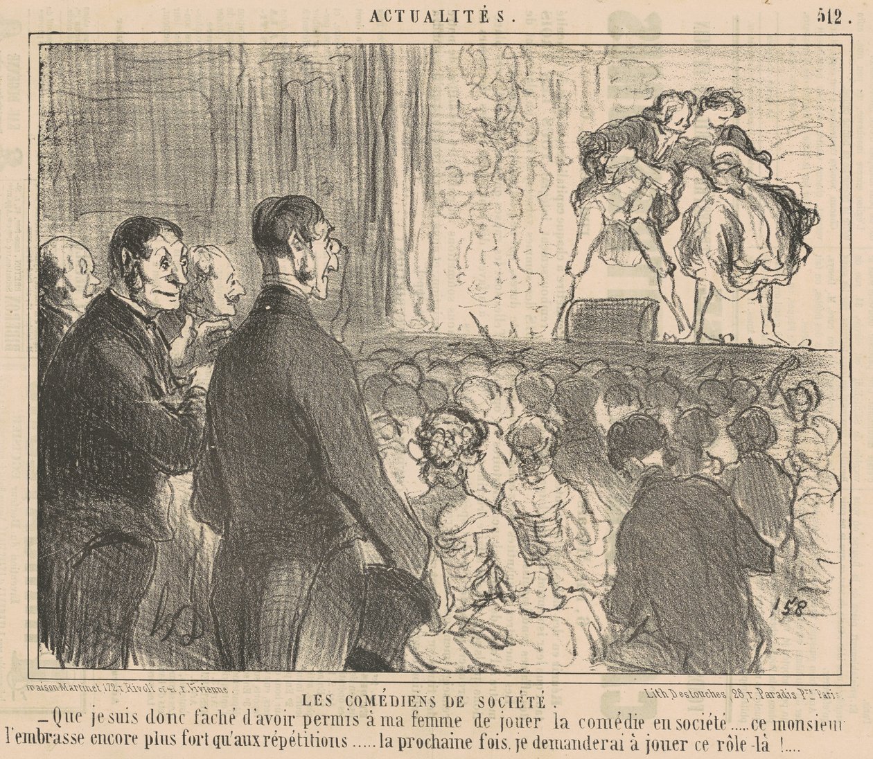 De gezelschapskomieken door Honoré Daumier