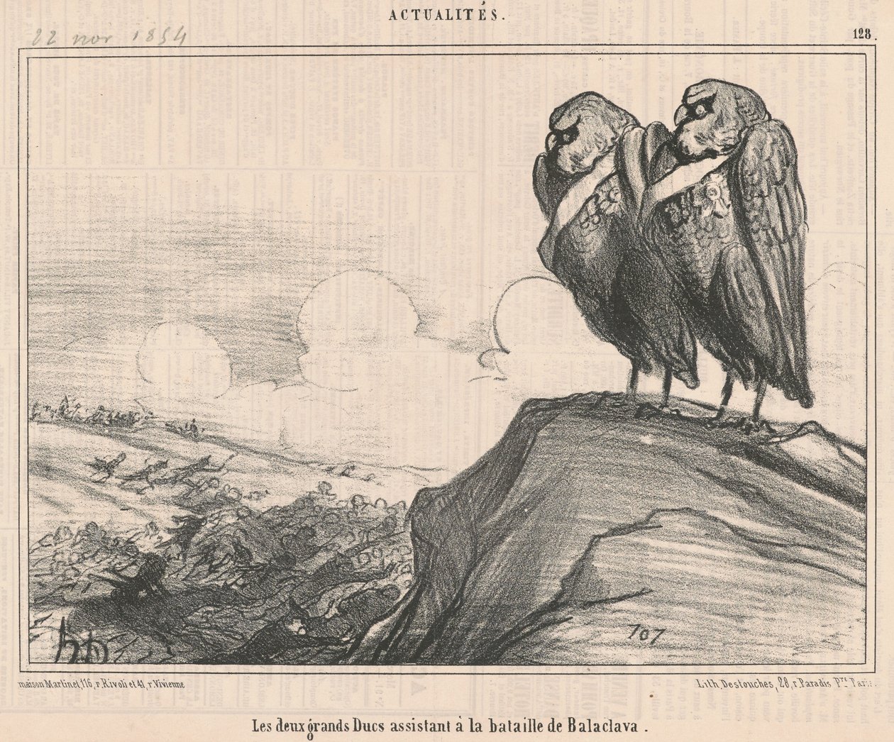 De twee grote hertogen ... door Honoré Daumier