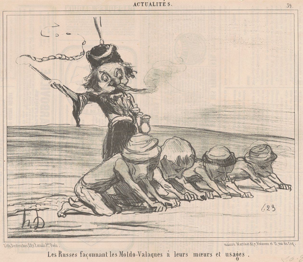 De Moldo-Walachische vormers ... door Honoré Daumier