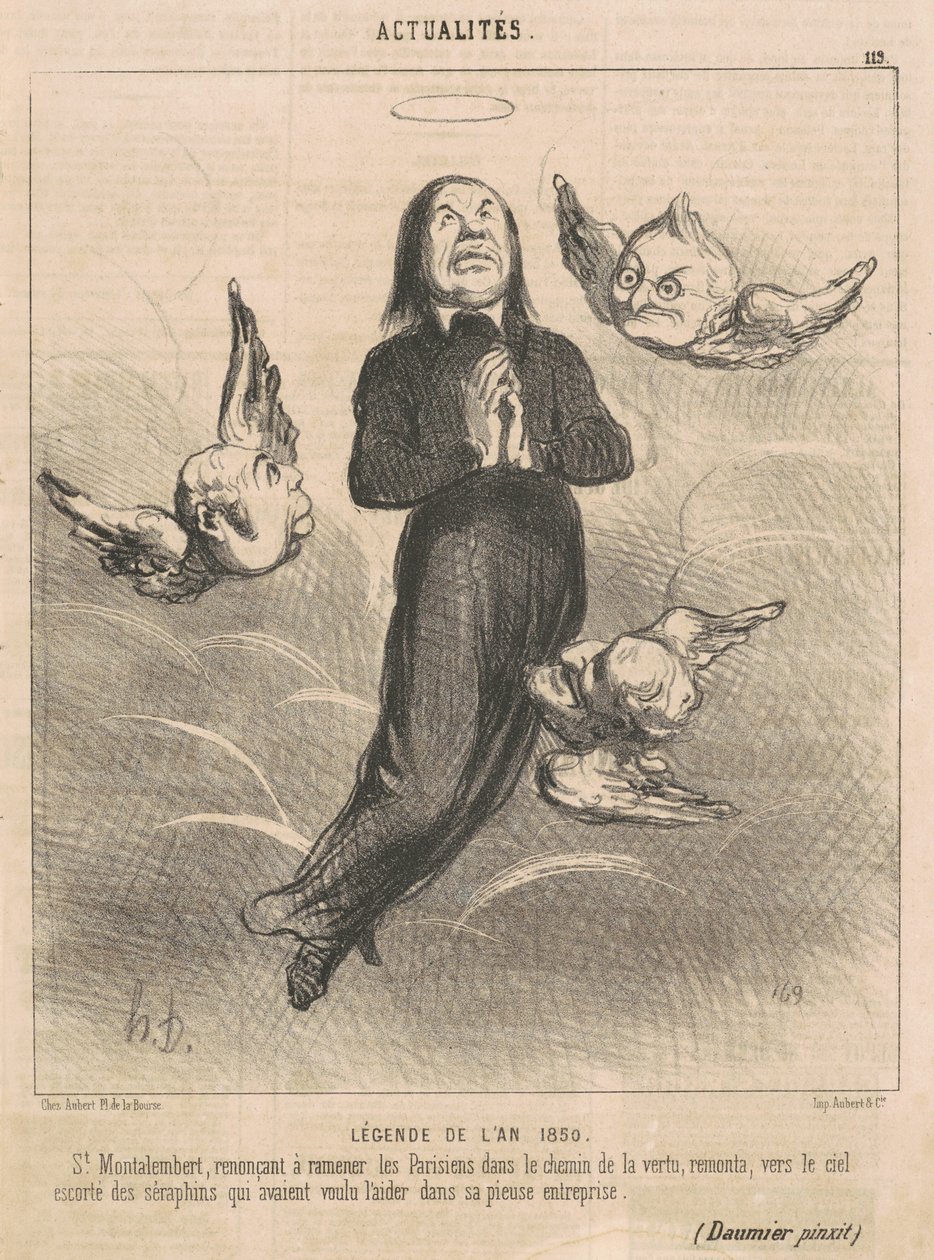 Legende van het jaar 1850 door Honoré Daumier