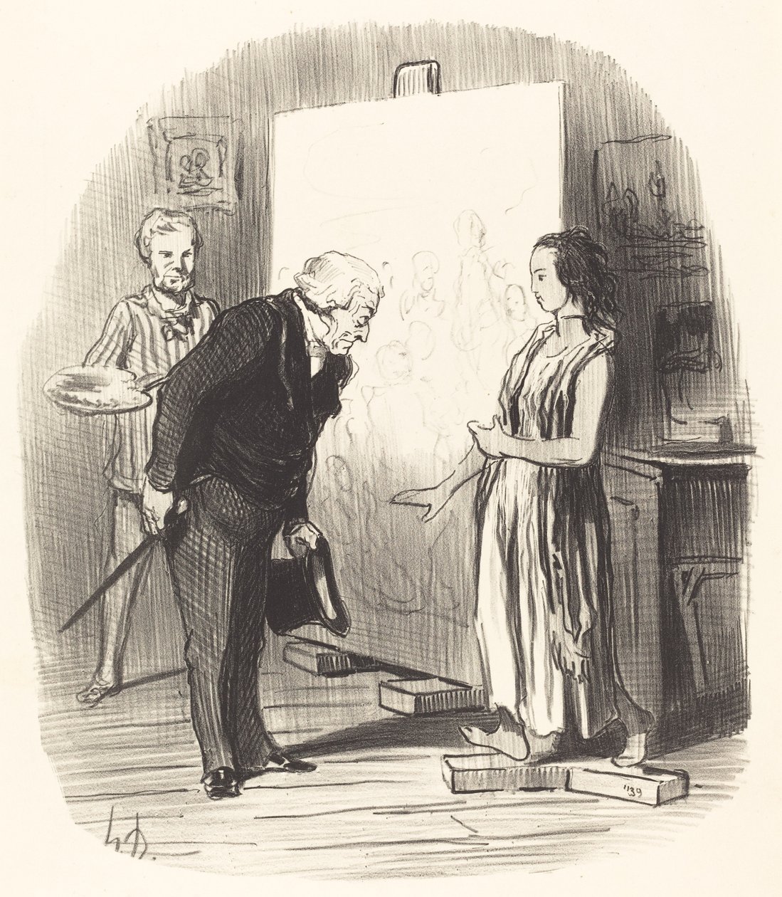 Mevrouw, ik heb de eer! door Honoré Daumier