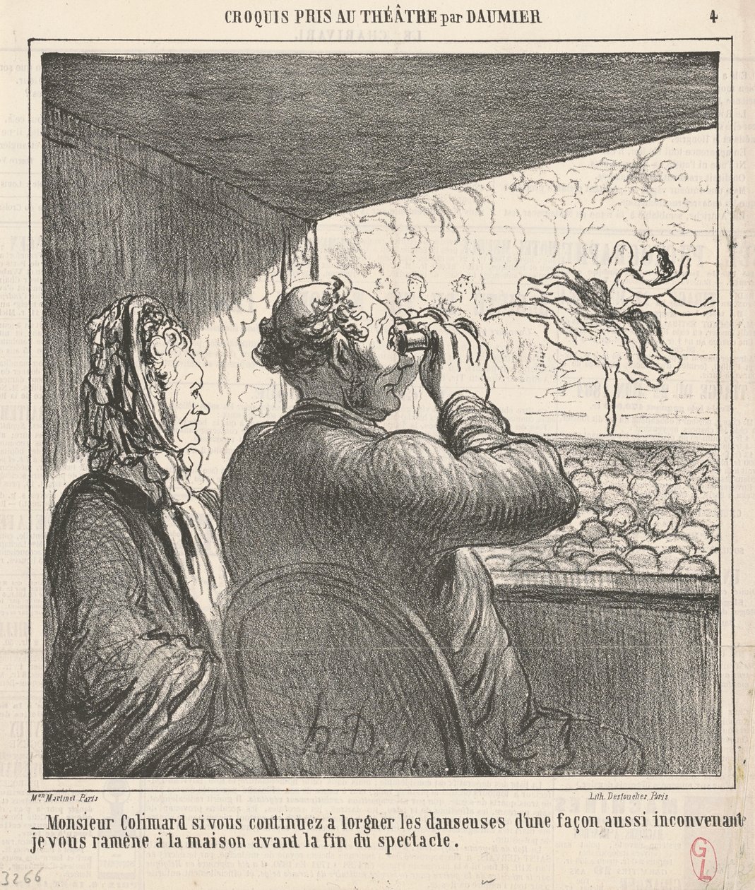 Meneer Colimard, als u doorgaat... door Honoré Daumier