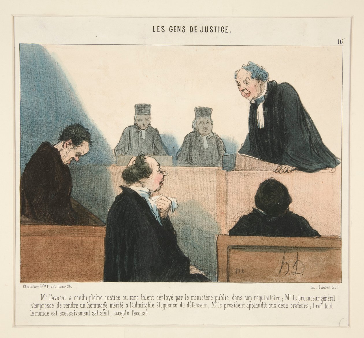 Monsieur l door Honoré Daumier