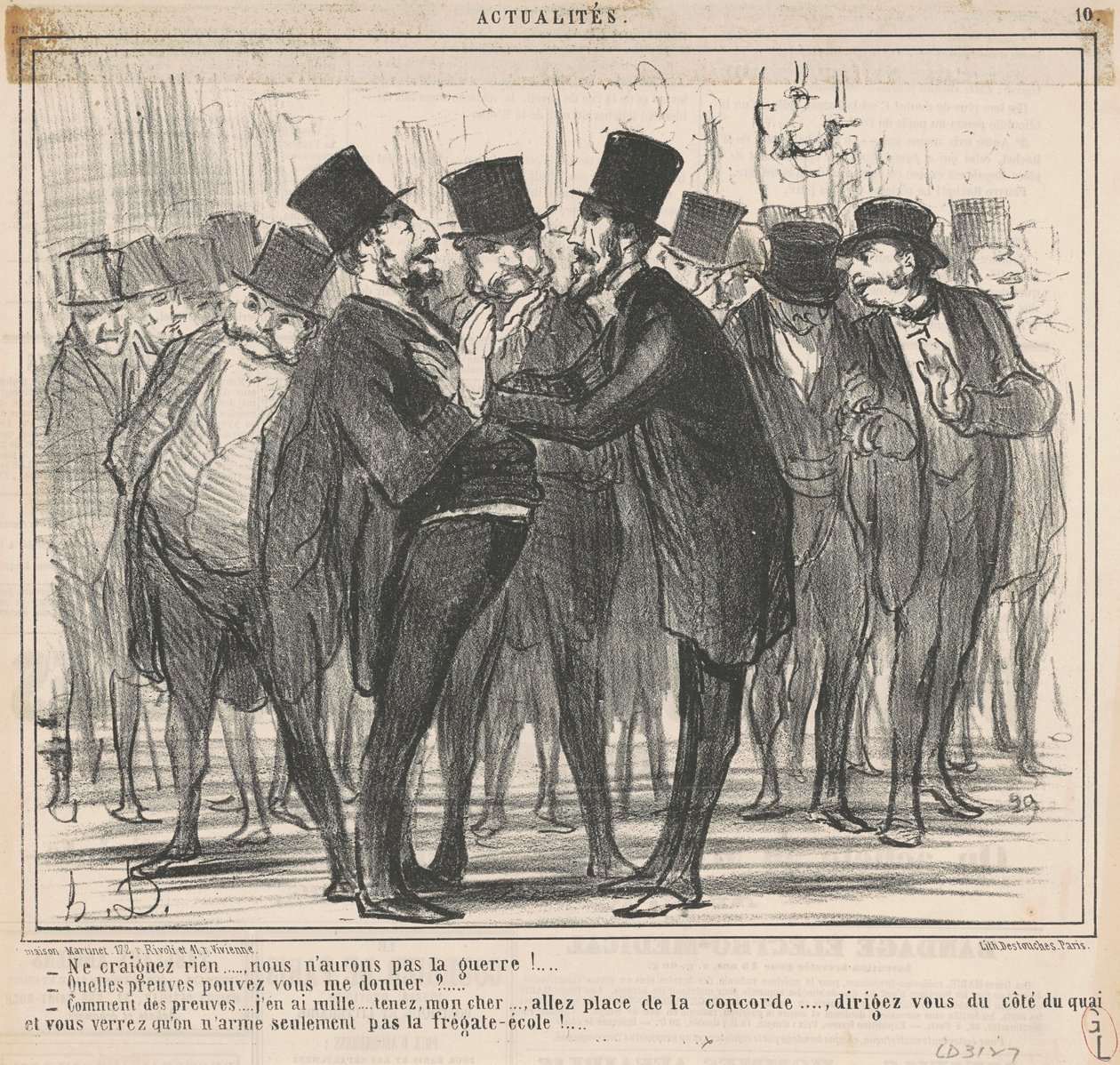 Wees niet bang ... door Honoré Daumier