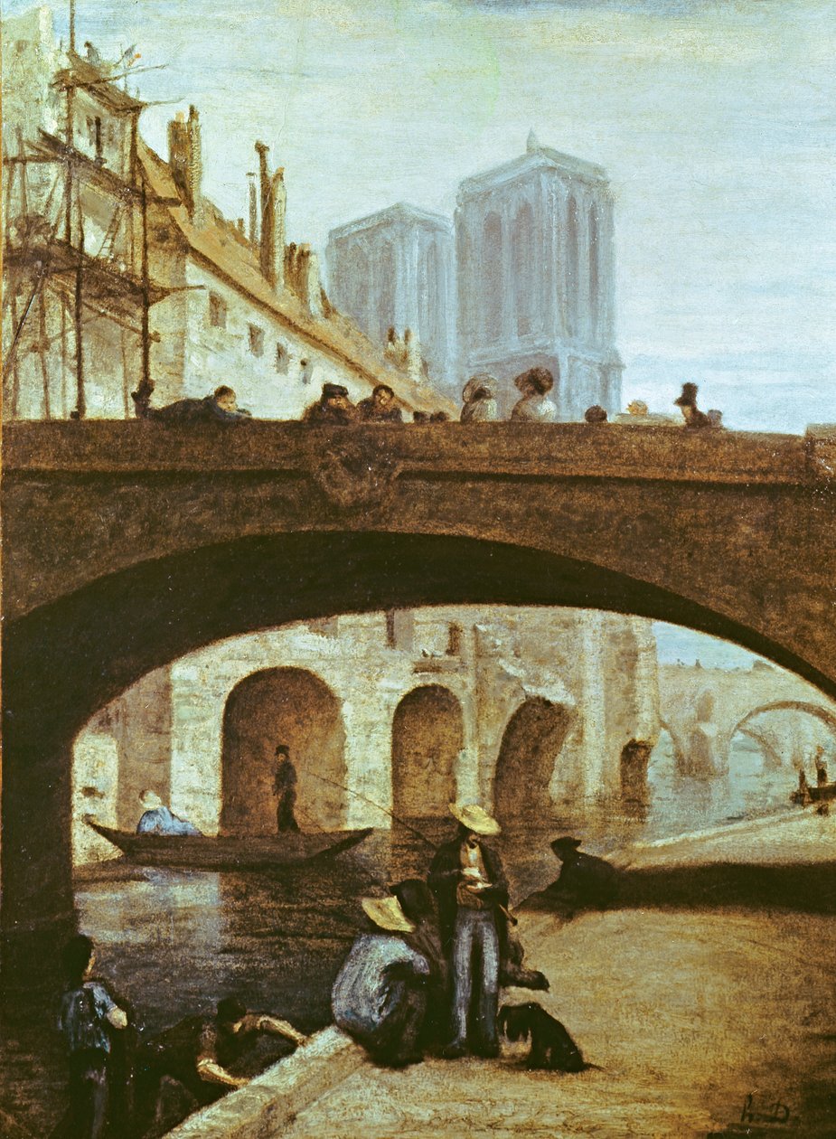 Notre-Dame de Paris door Honoré Daumier