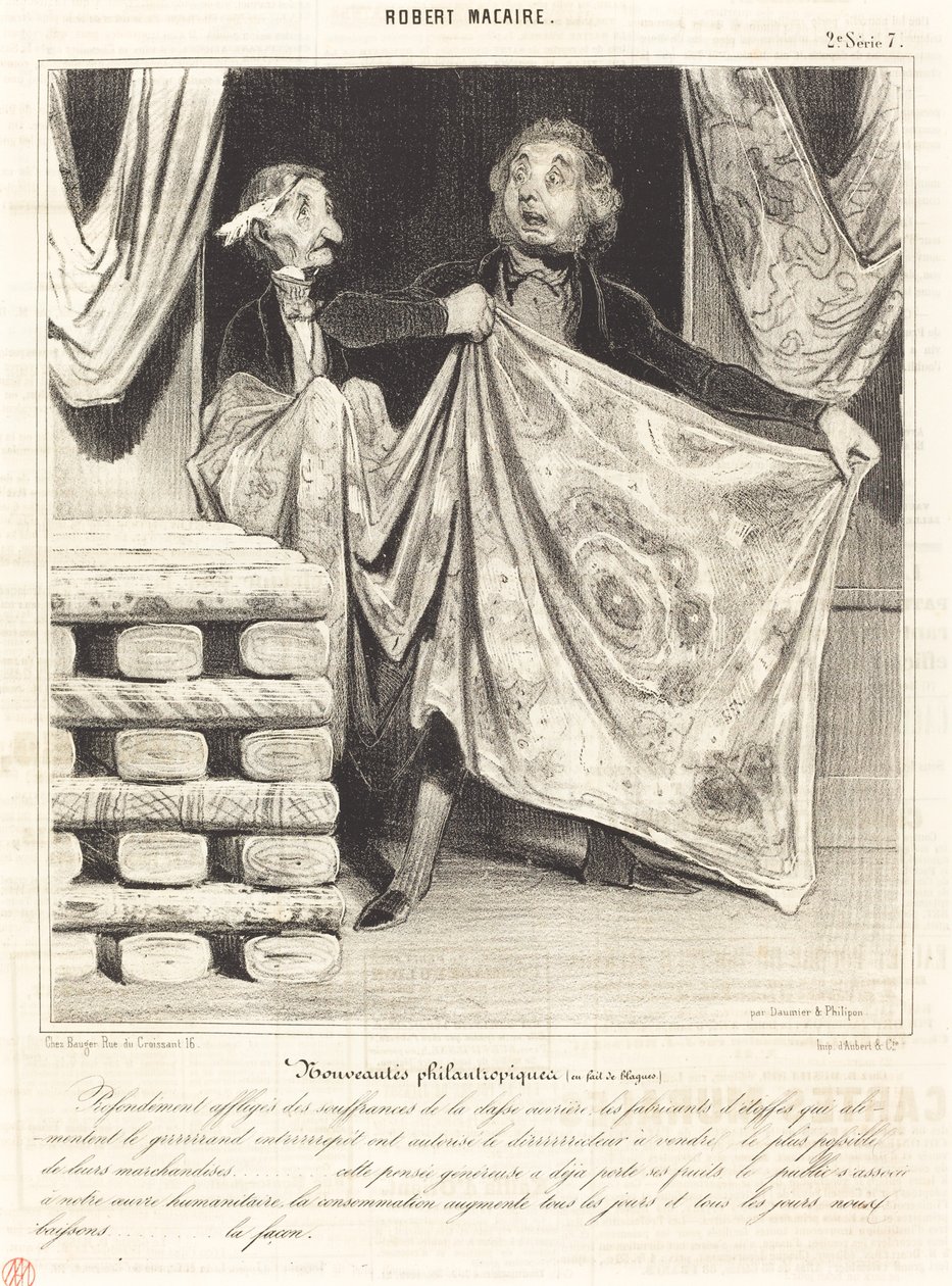 Filantropische Nieuwigheden... door Honoré Daumier