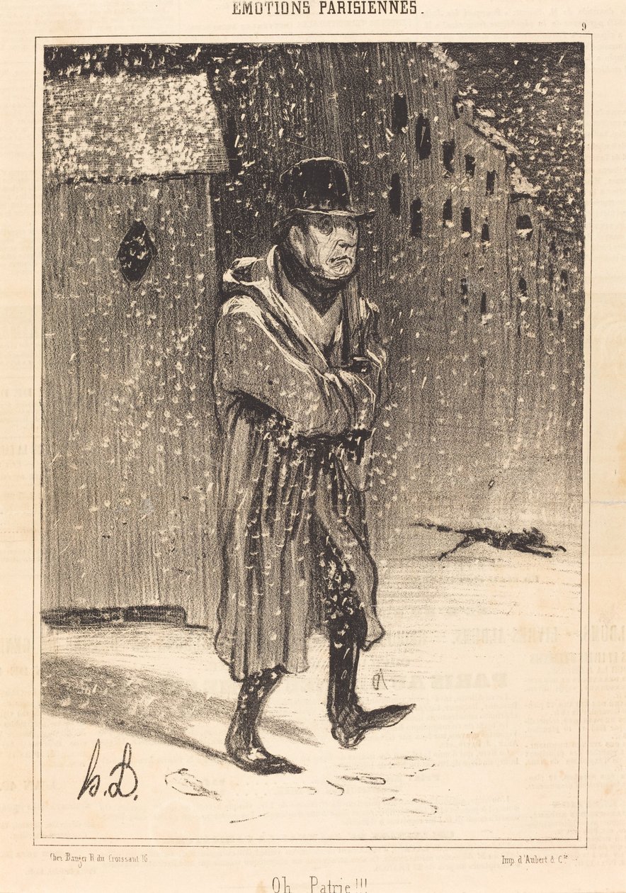 Oh Vaderland!!! door Honoré Daumier