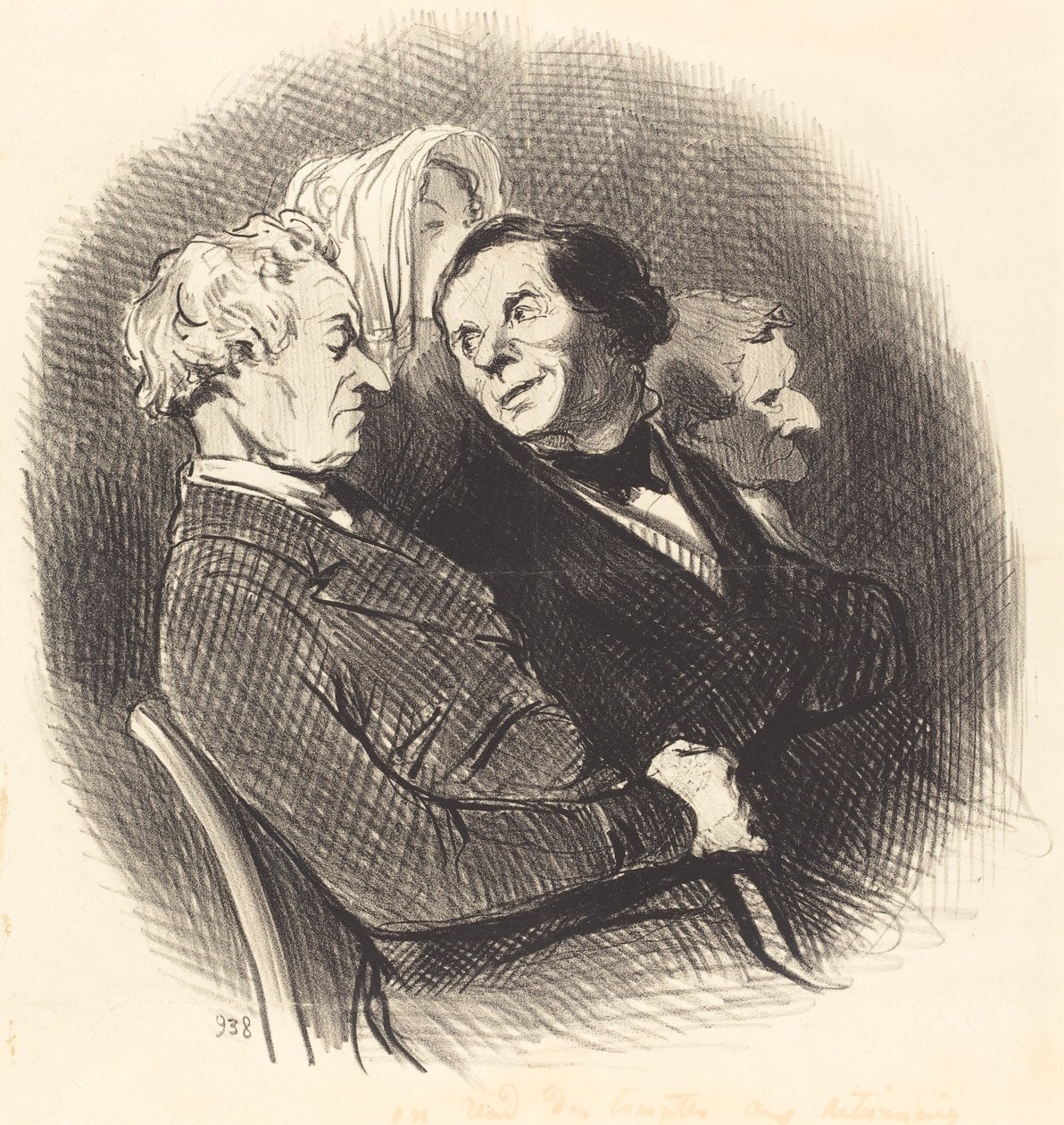 On rend des comptes aux actionnaires door Honoré Daumier