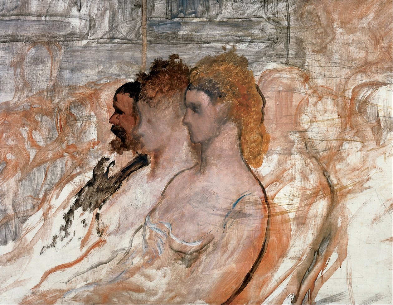 Orkestbakken door Honoré Daumier
