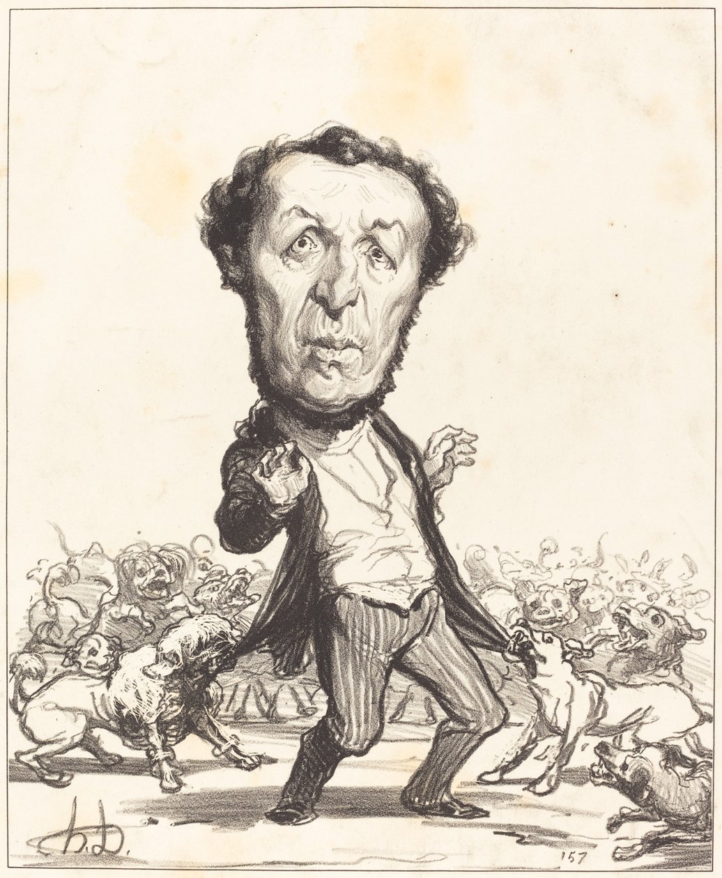 Ovide Remilly door Honoré Daumier