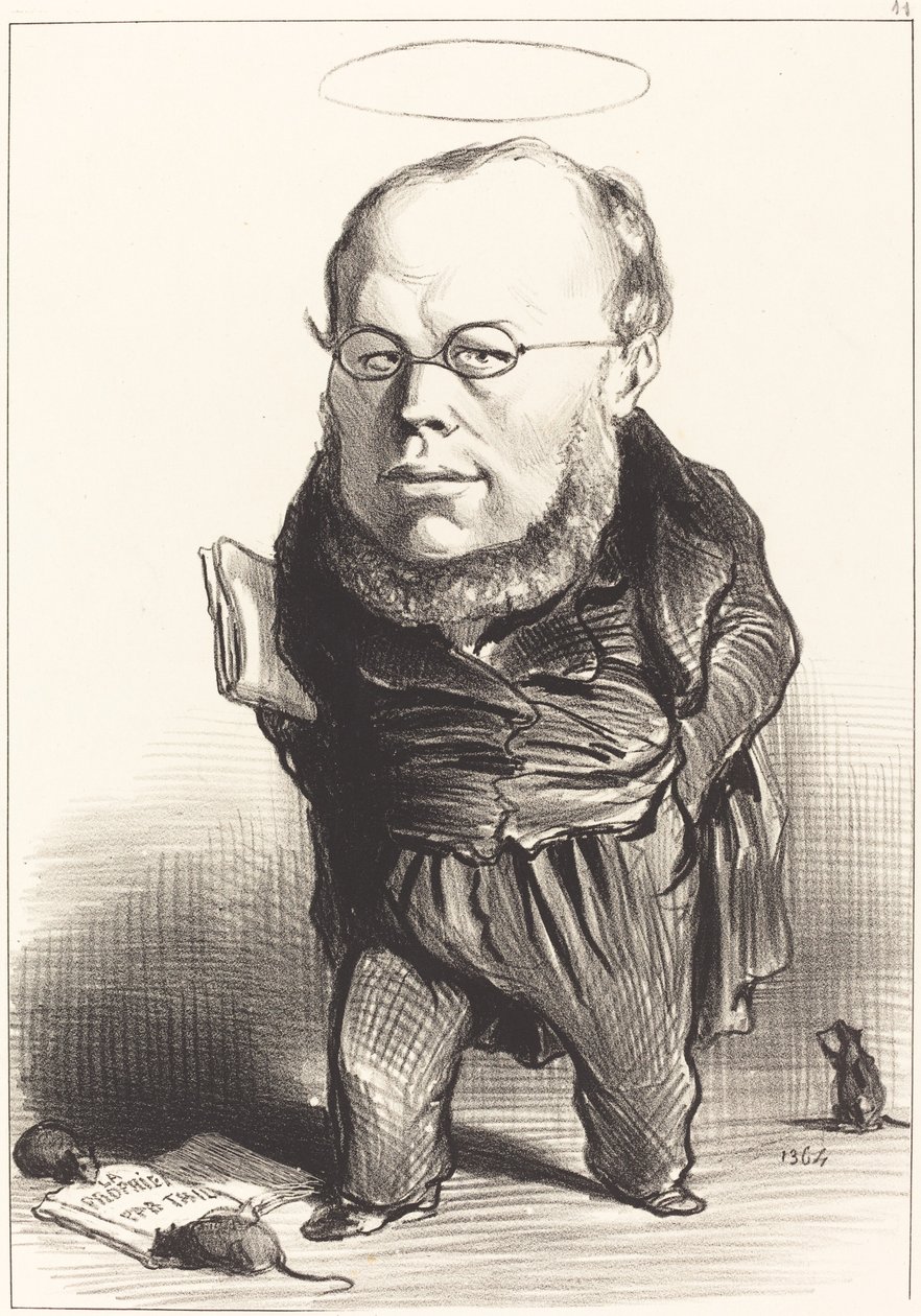 P.J. Proudhon door Honoré Daumier