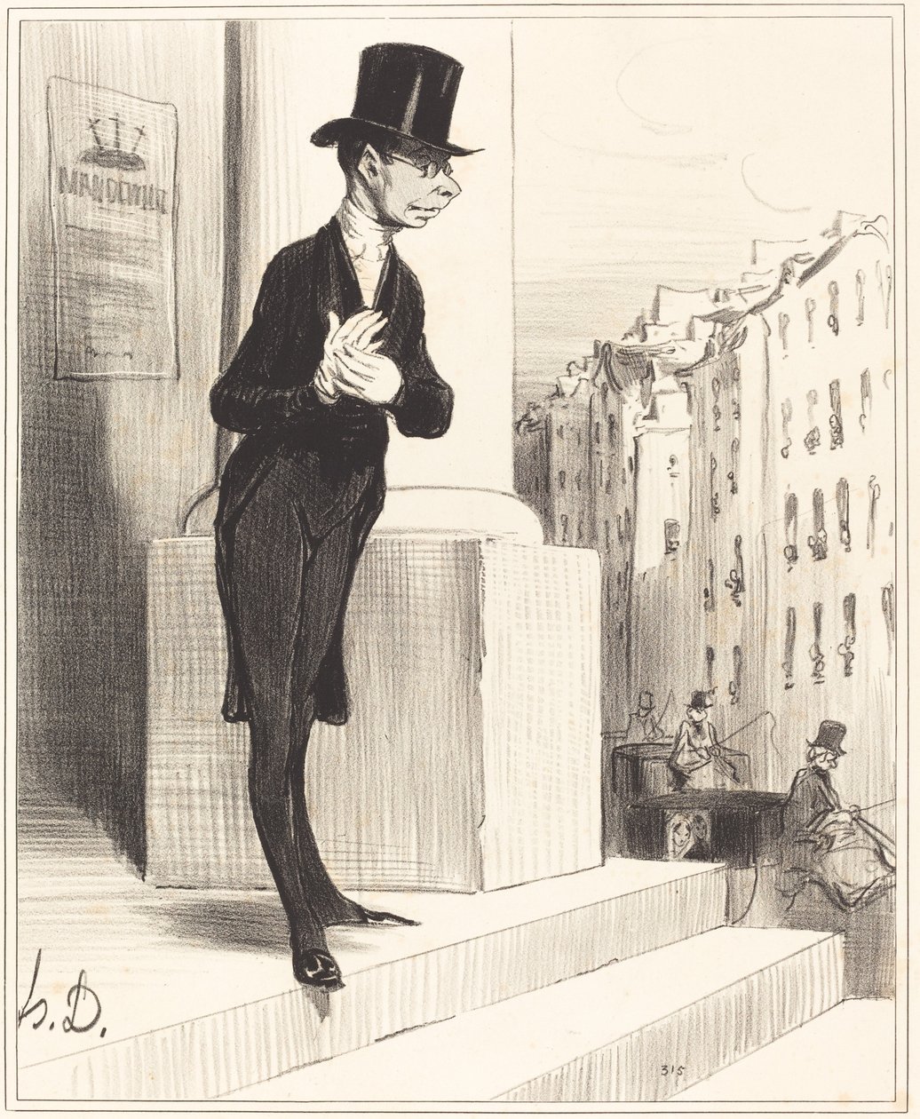 Pique-Assiette door Honoré Daumier