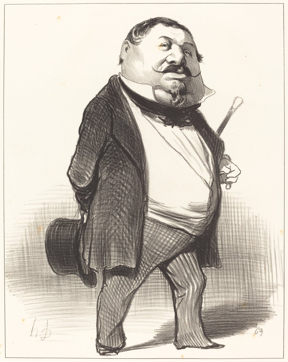 Prins Lucien Murat door Honoré Daumier