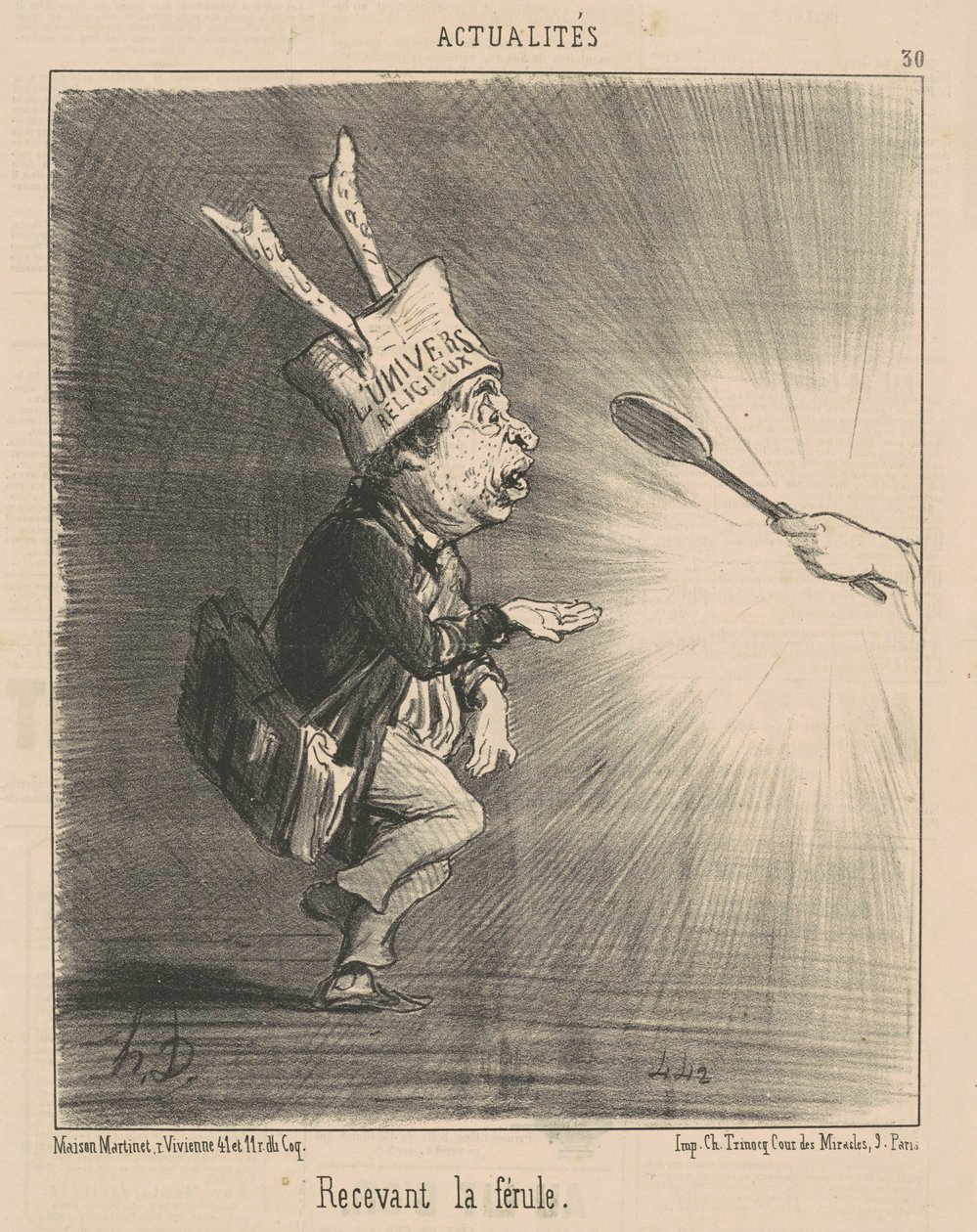 Ontvangst van de Roede door Honoré Daumier