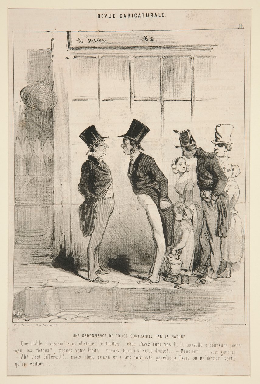 Robert Macaire directeur door Honoré Daumier