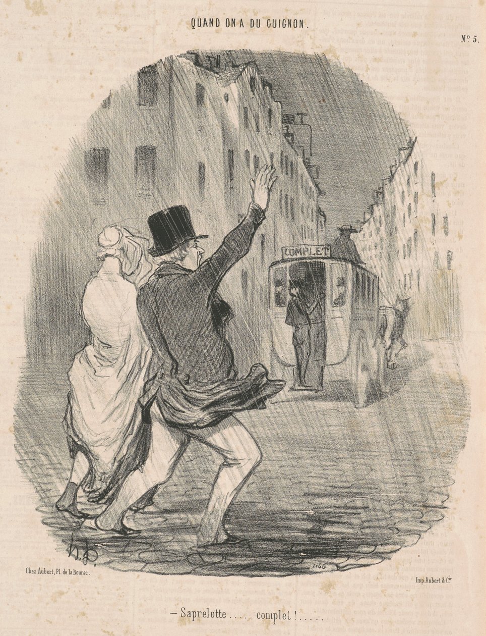 Saprelotte ... Complet! ... door Honoré Daumier