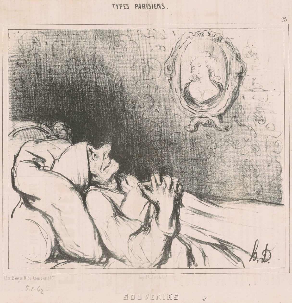 Souvenirs door Honoré Daumier