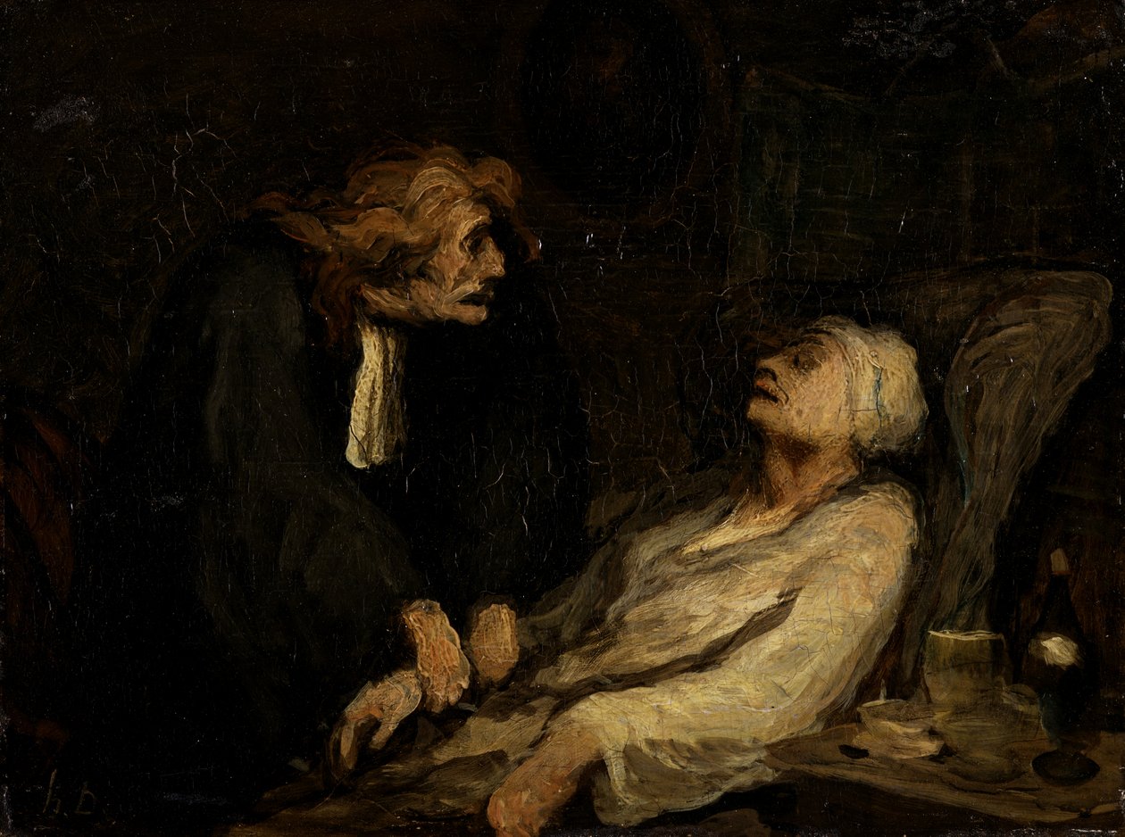 De Hypochonder door Honoré Daumier