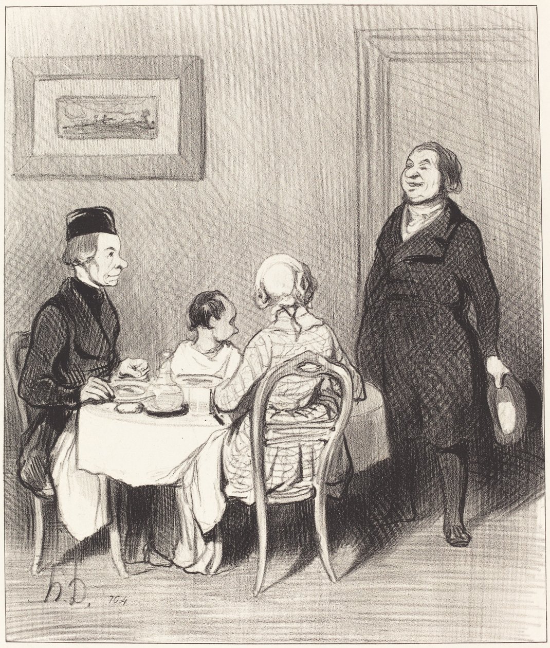 Een Vriend is een Krokodil... door Honoré Daumier