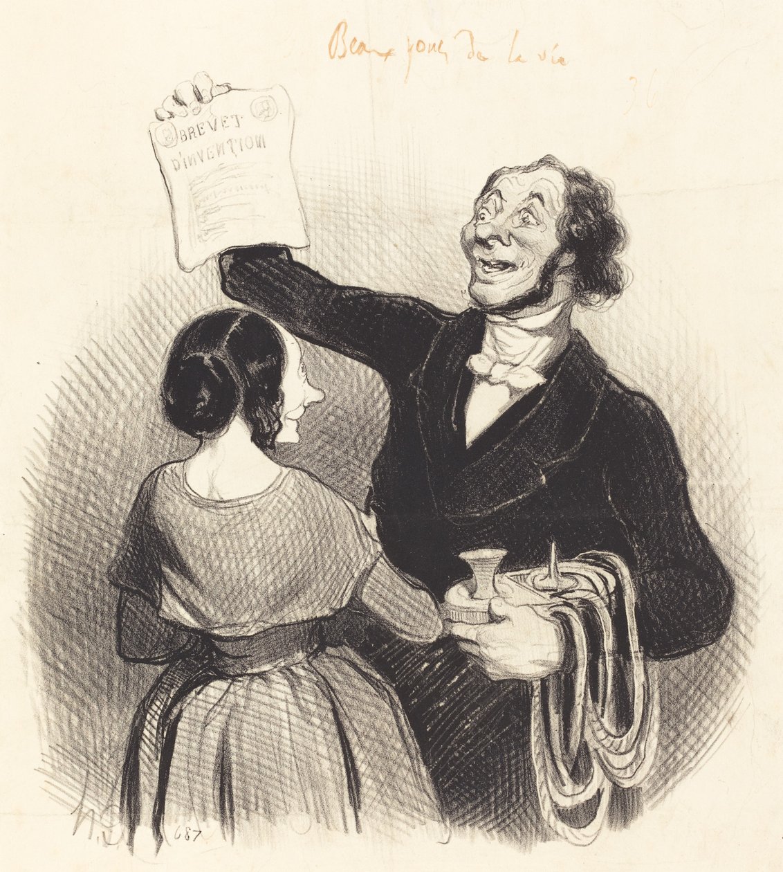 Un Grand Homme de Plus door Honoré Daumier
