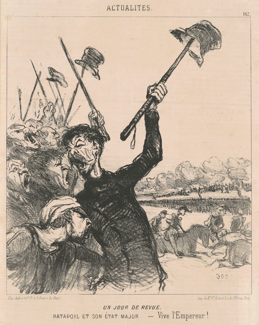 Een dag van recensie door Honoré Daumier