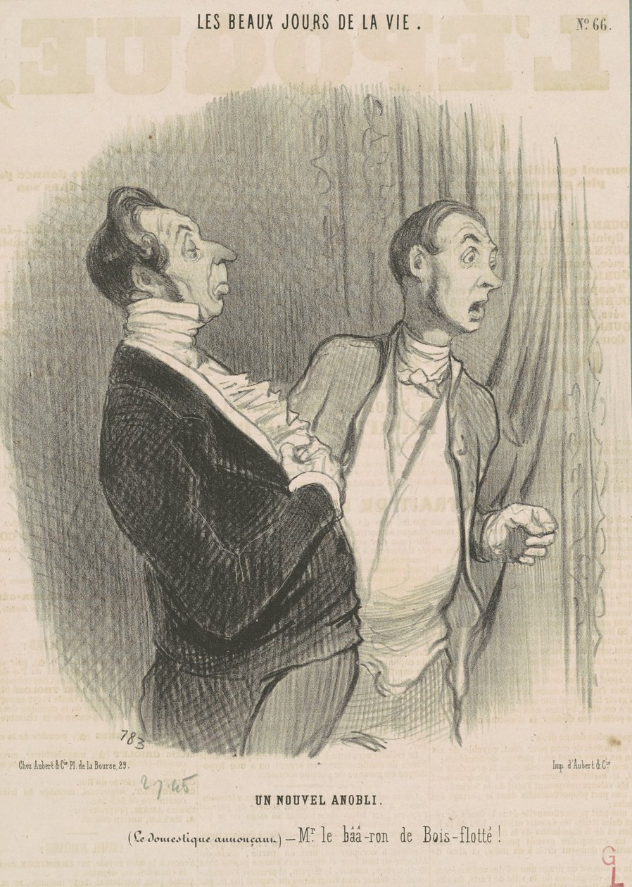 Een Nieuwe Edelman door Honoré Daumier