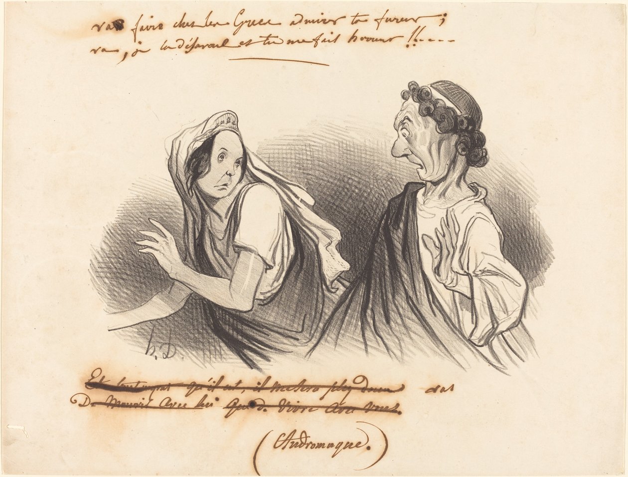Ga... bewonder je woede... door Honoré Daumier