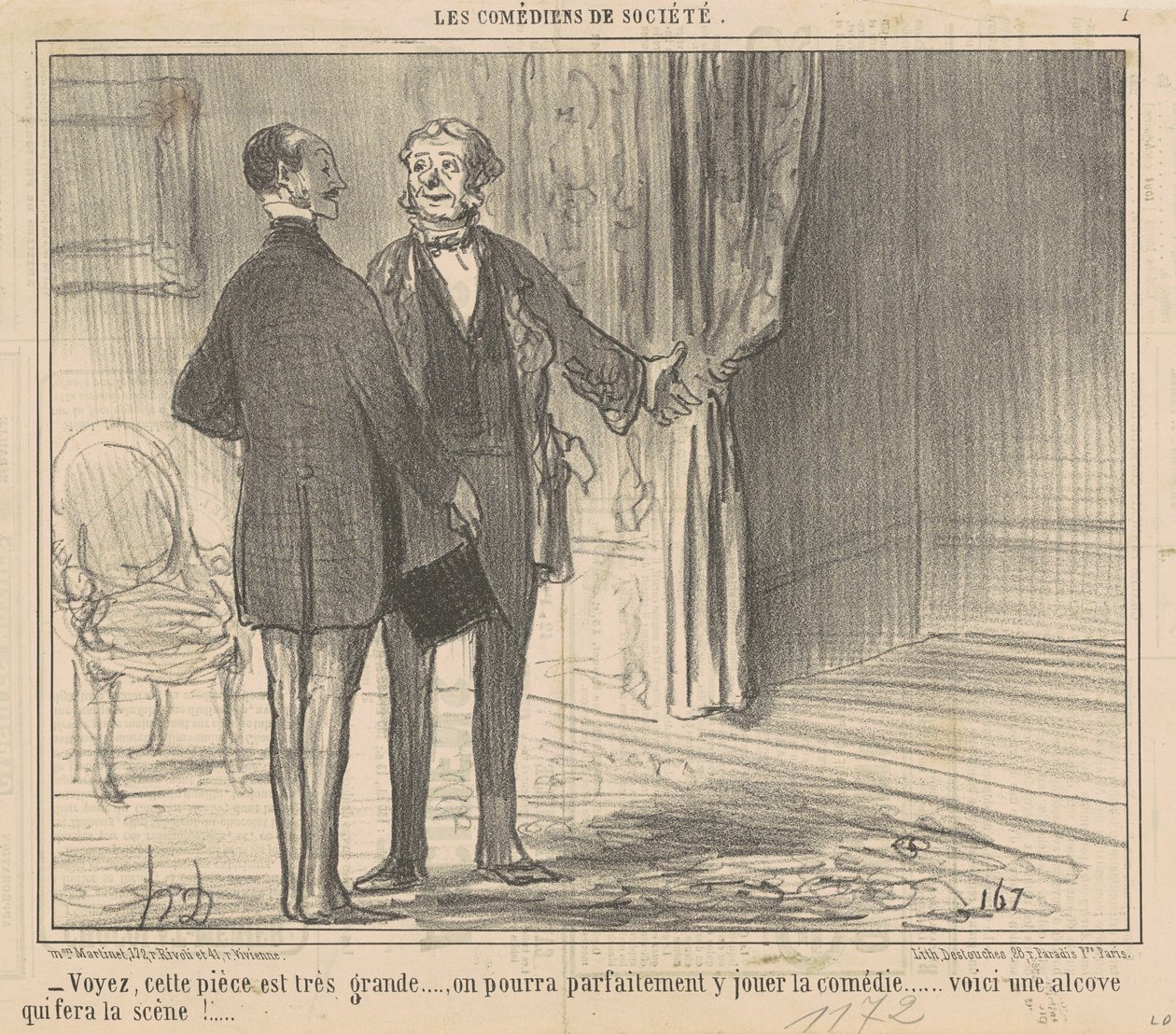 Zie, dit stuk is erg groot... door Honoré Daumier