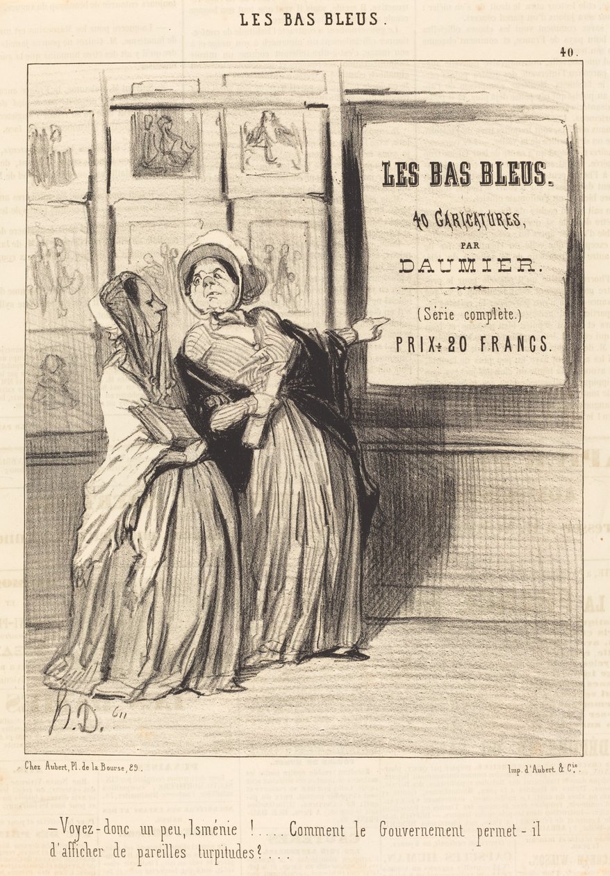 Kijk eens, Isménie!... door Honoré Daumier