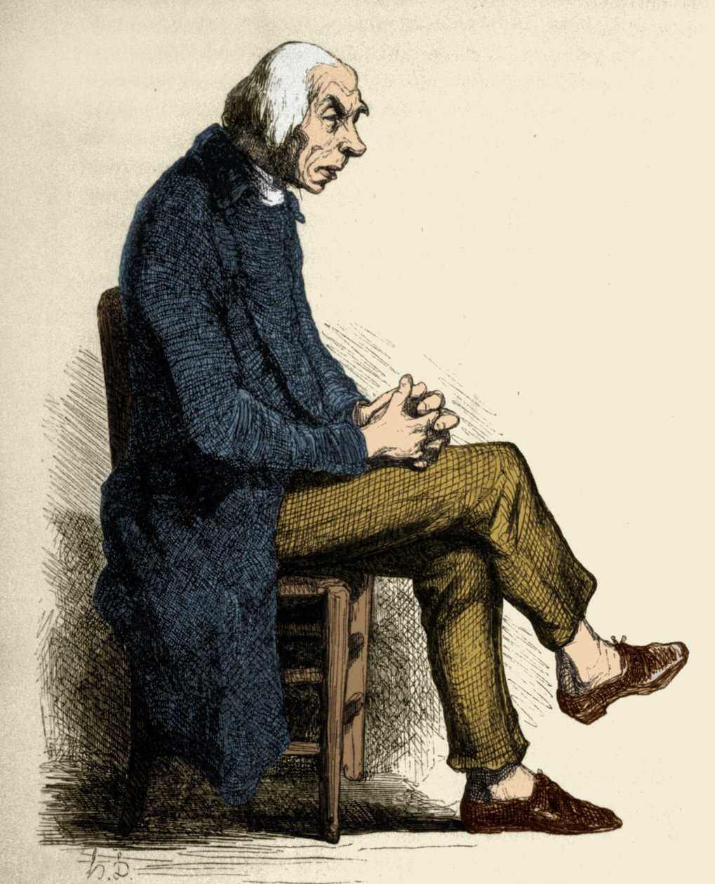 Père Goriot door Honoré Daumier