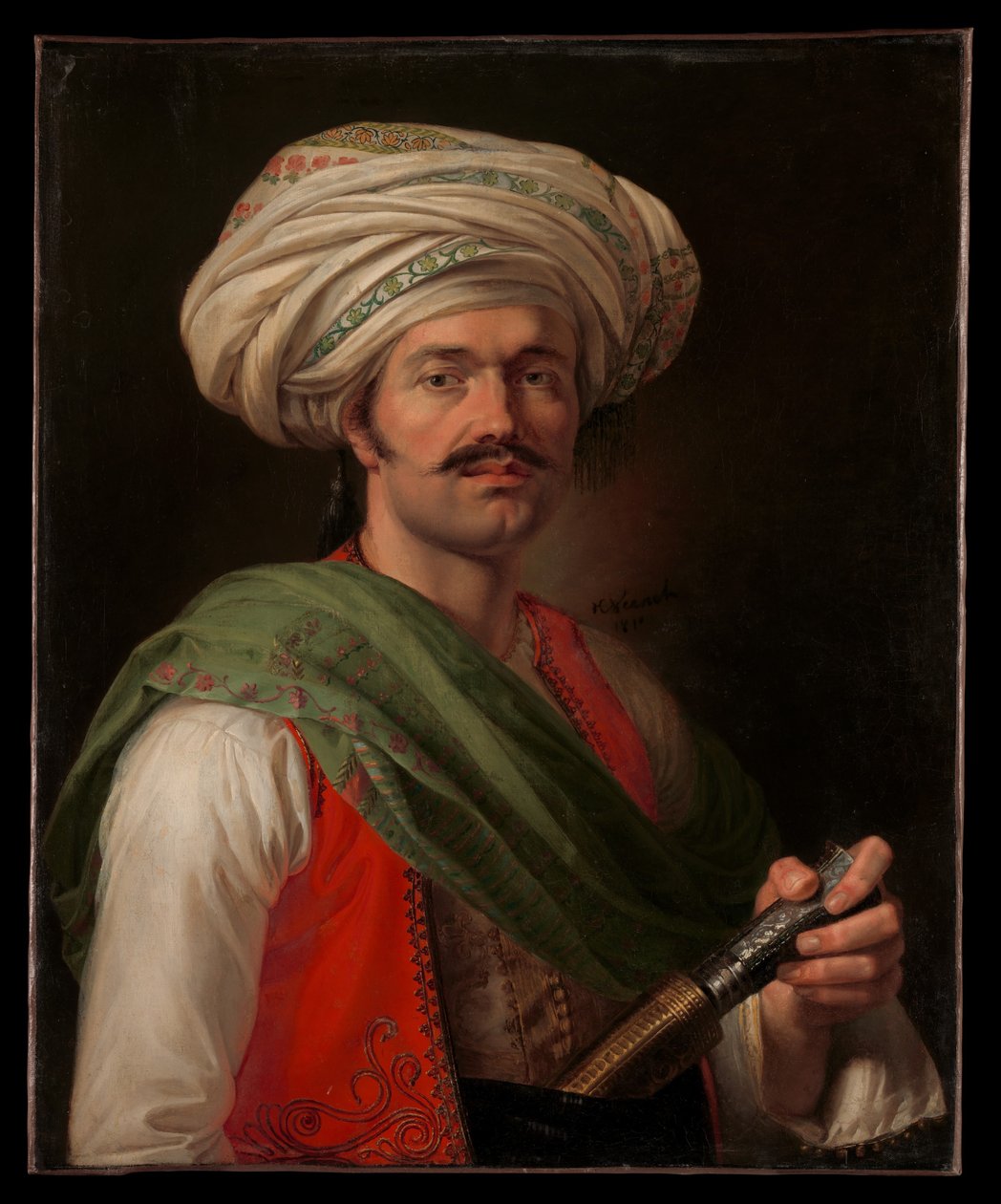 Roustam Raza door Emile Jean Horace Vernet