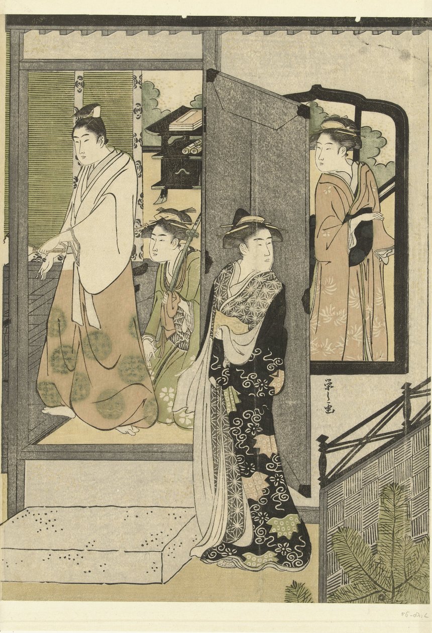 Het bezoek door Hosoda Eishi