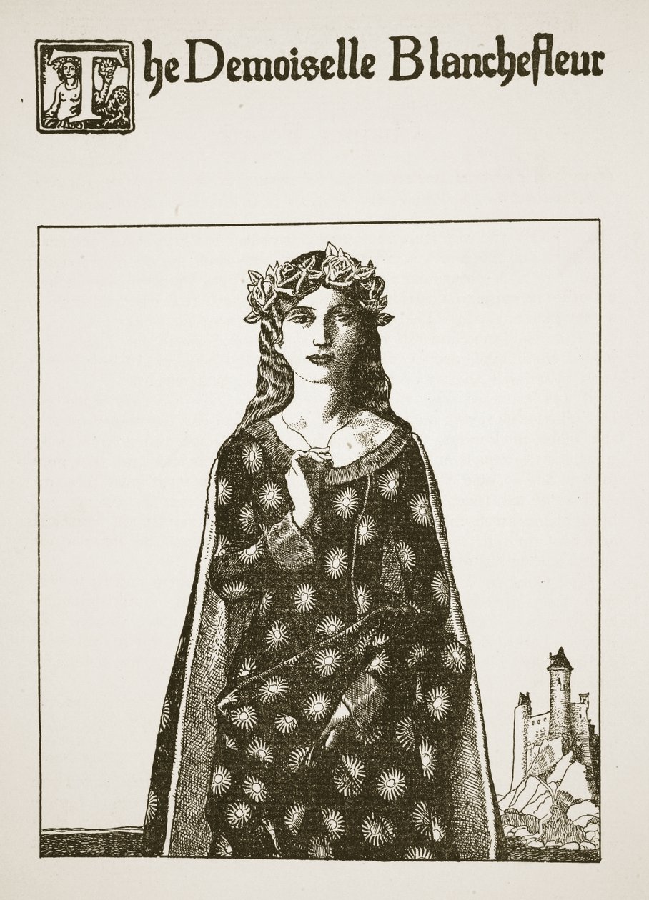 De Demoiselle Blanchefleur, illustratie uit 