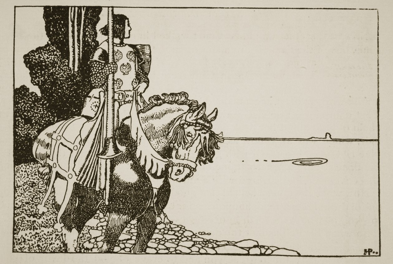 Het Verhaal van Sir Pellias, illustratie uit 