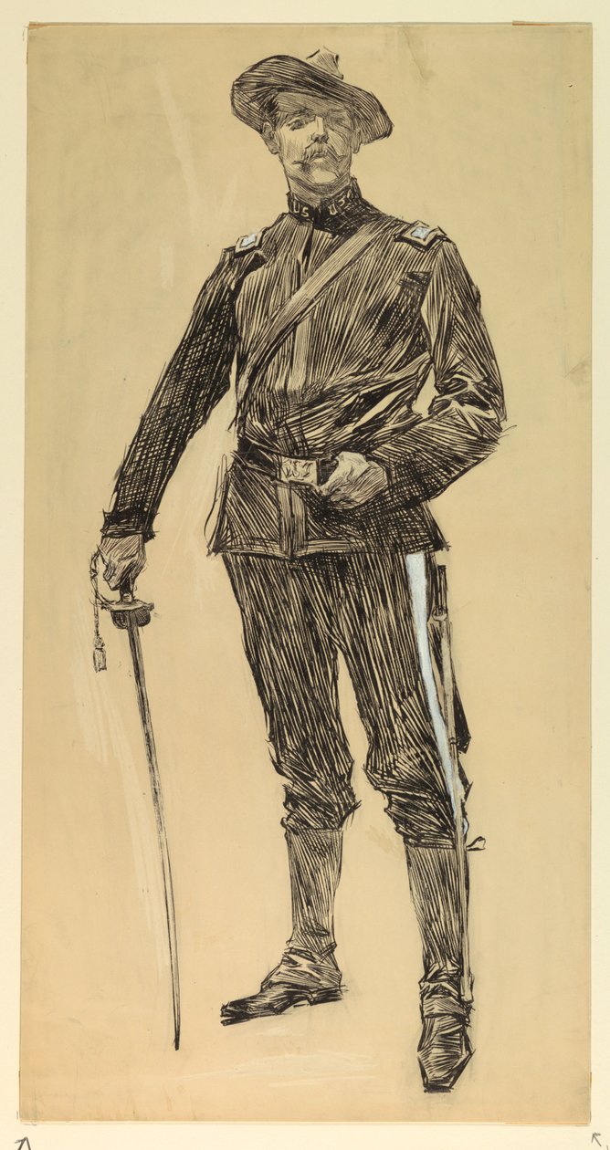 Amerikaanse officier (Spaans-Amerikaanse oorlog) door Howard Chandler Christy
