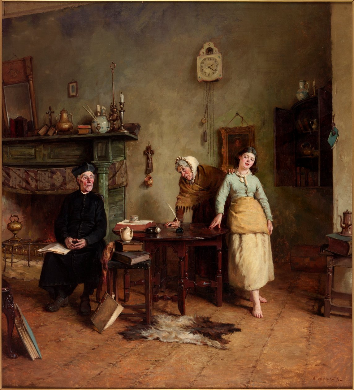 De Eigenzinnige Dochter, 1878 door Howard Helmick