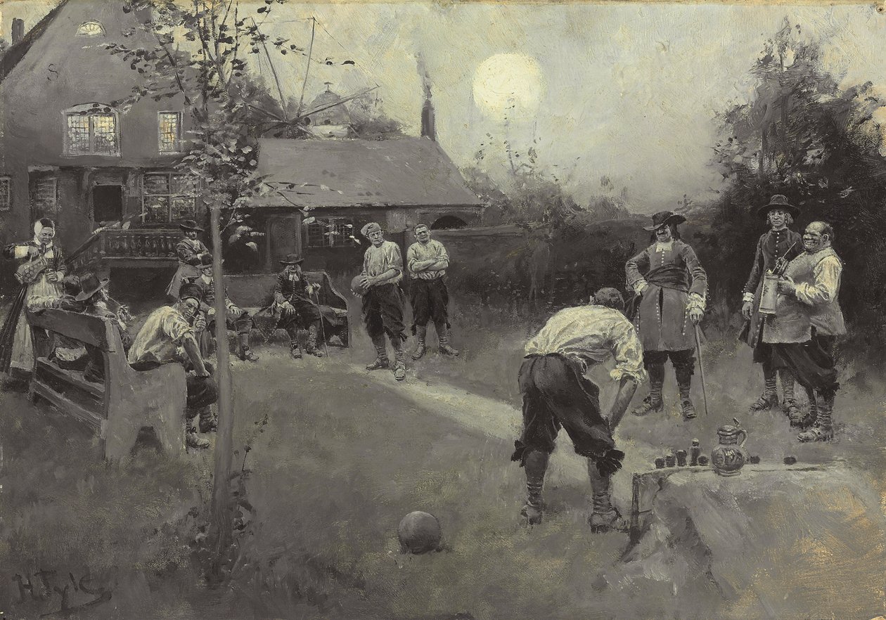 Bowlen door Howard Pyle