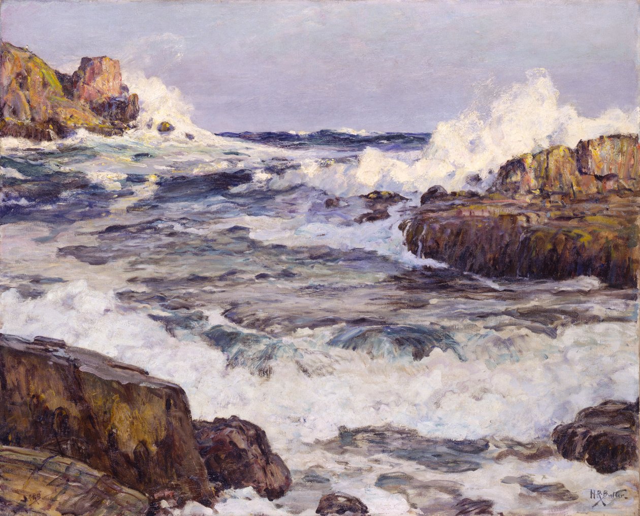 Opklaring na september Gale--Maine Kust door Howard Russell Butler