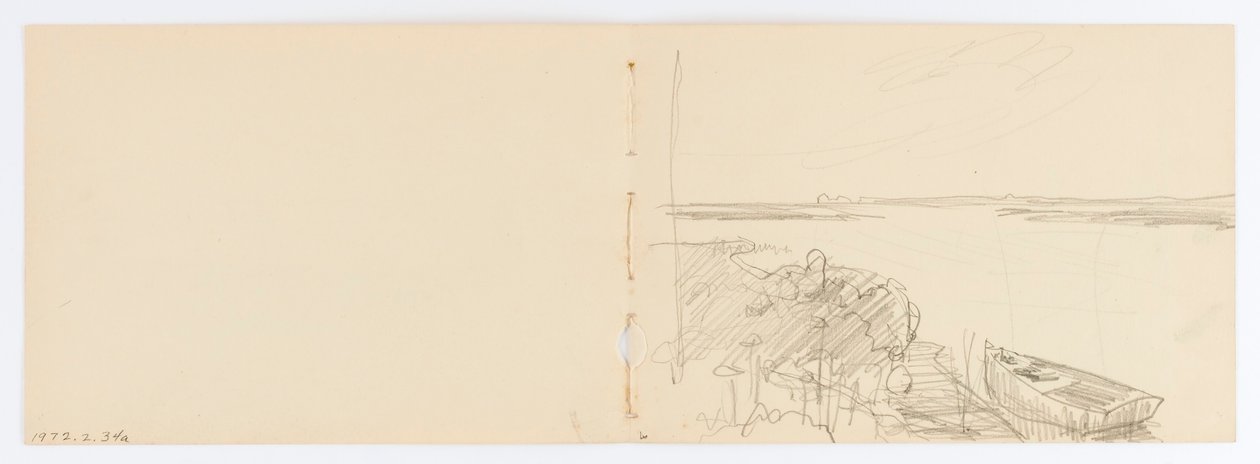Zonder titel (Zeilboot) door Howard Russell Butler