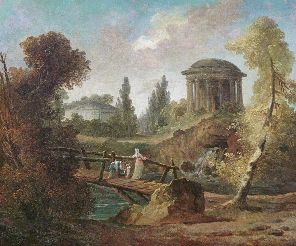 De Cascades bij Tivoli, ca. 1775 door Hubert Robert