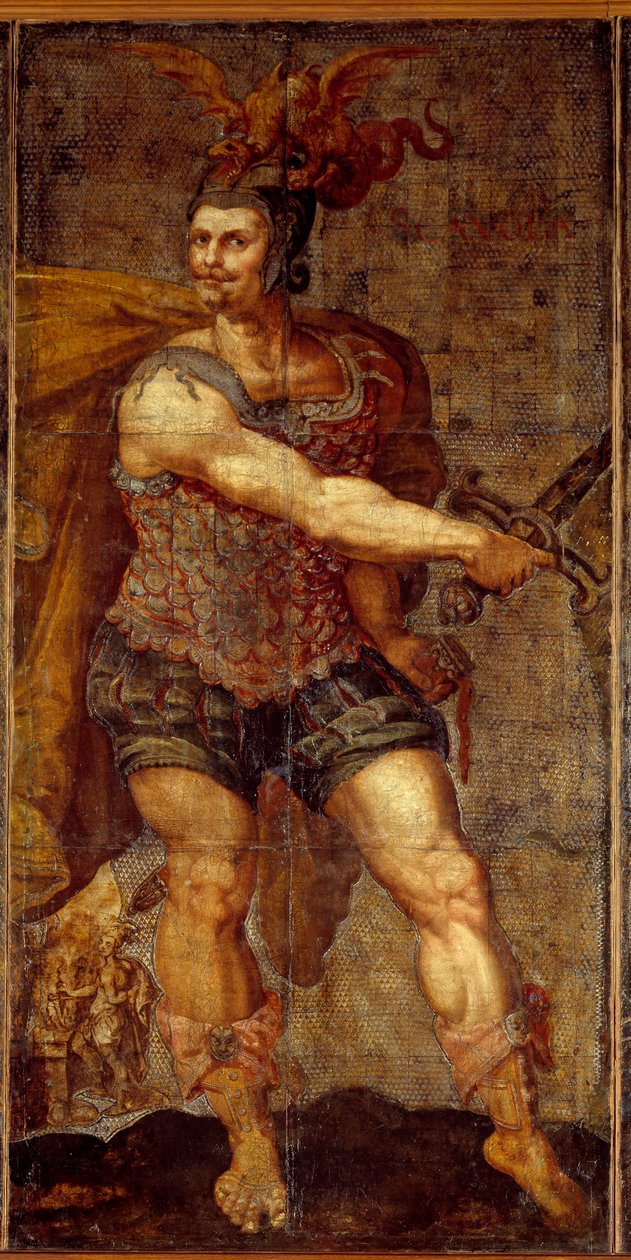 Tapijt van de Zeven Leren door Hubert (after) Goltzius