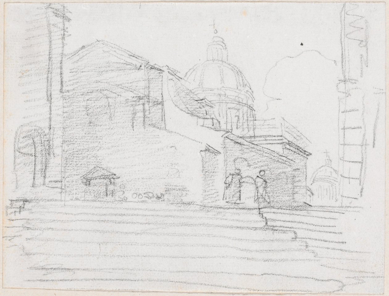 S. Rocco door Hubert Robert