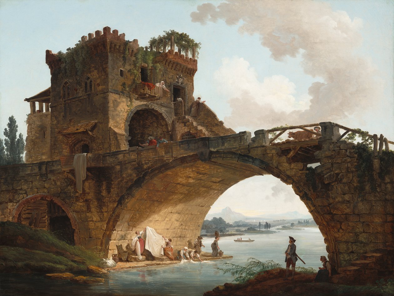 De Ponte Salario door Hubert Robert
