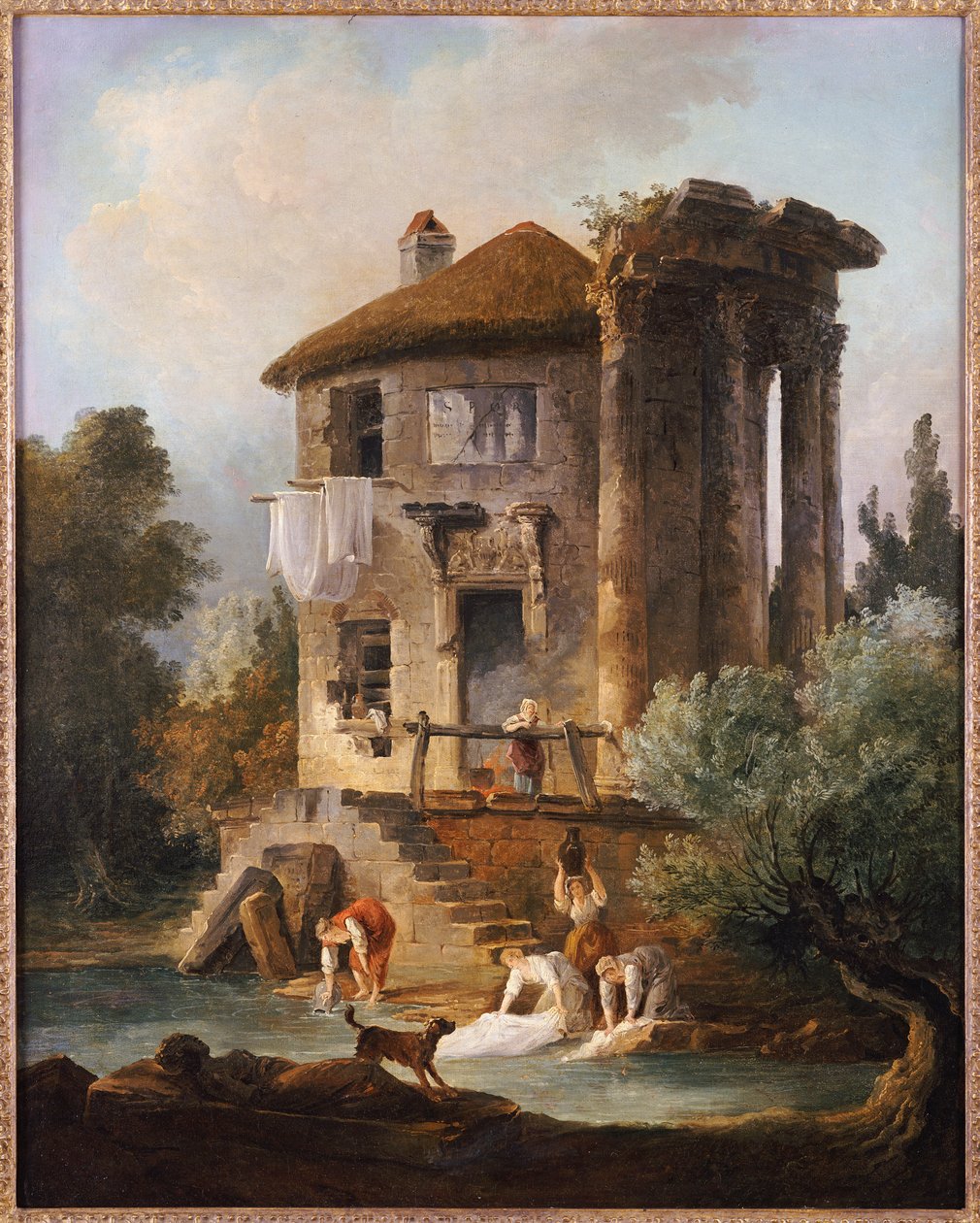 Onbekend schilderij door Hubert Robert
