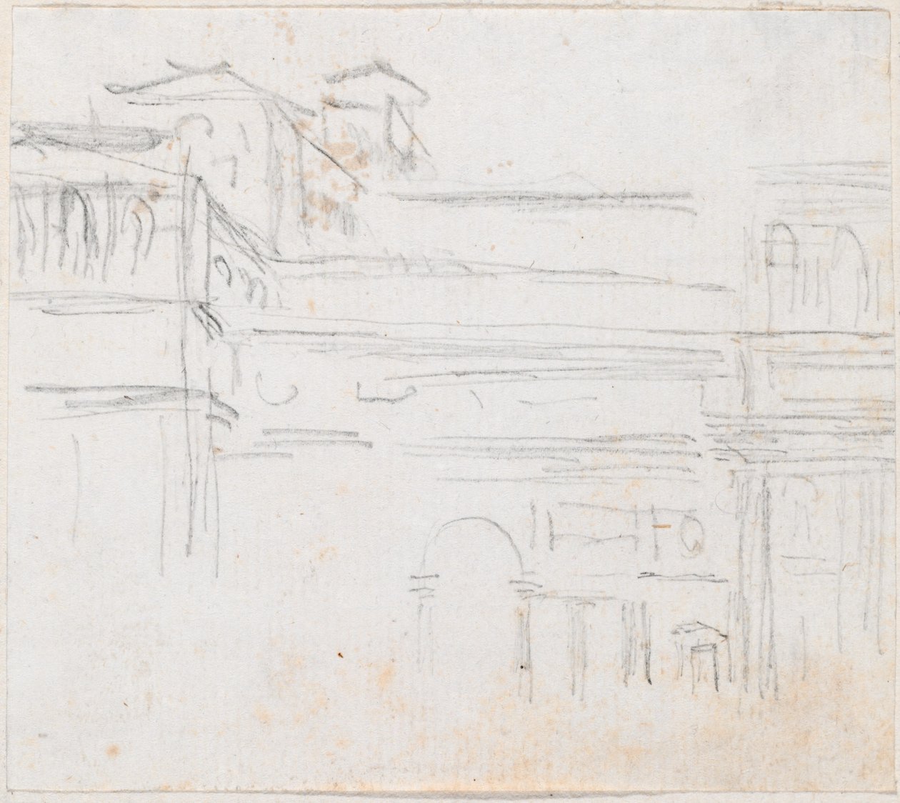 Villa Medici door Hubert Robert