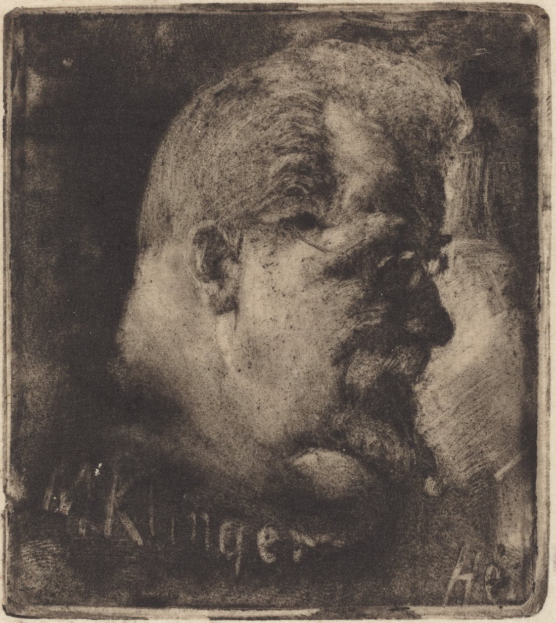 Max Klinger door Hubert von Herkomer