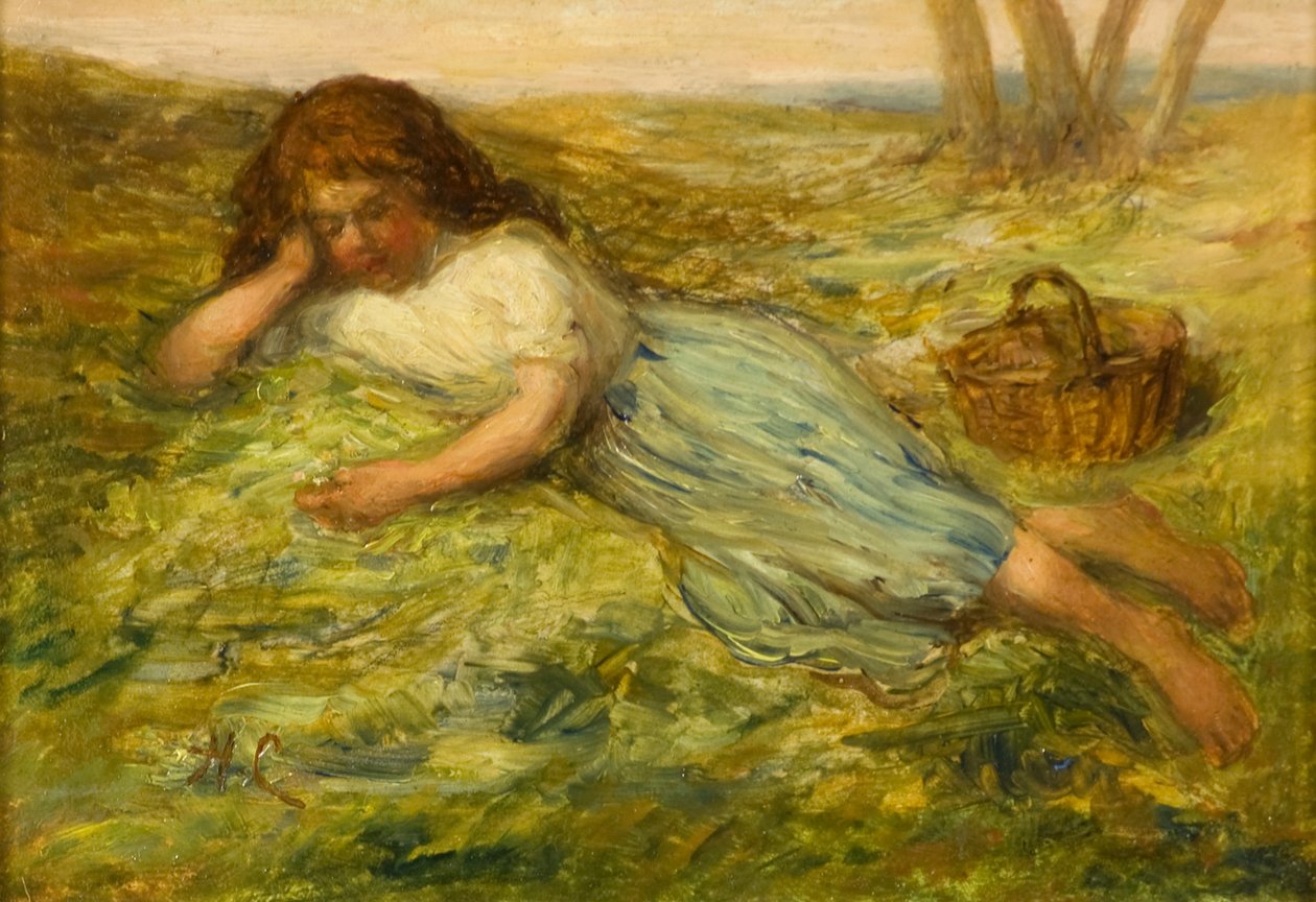 Meisje en Mand, 19e eeuw door Hugh Cameron
