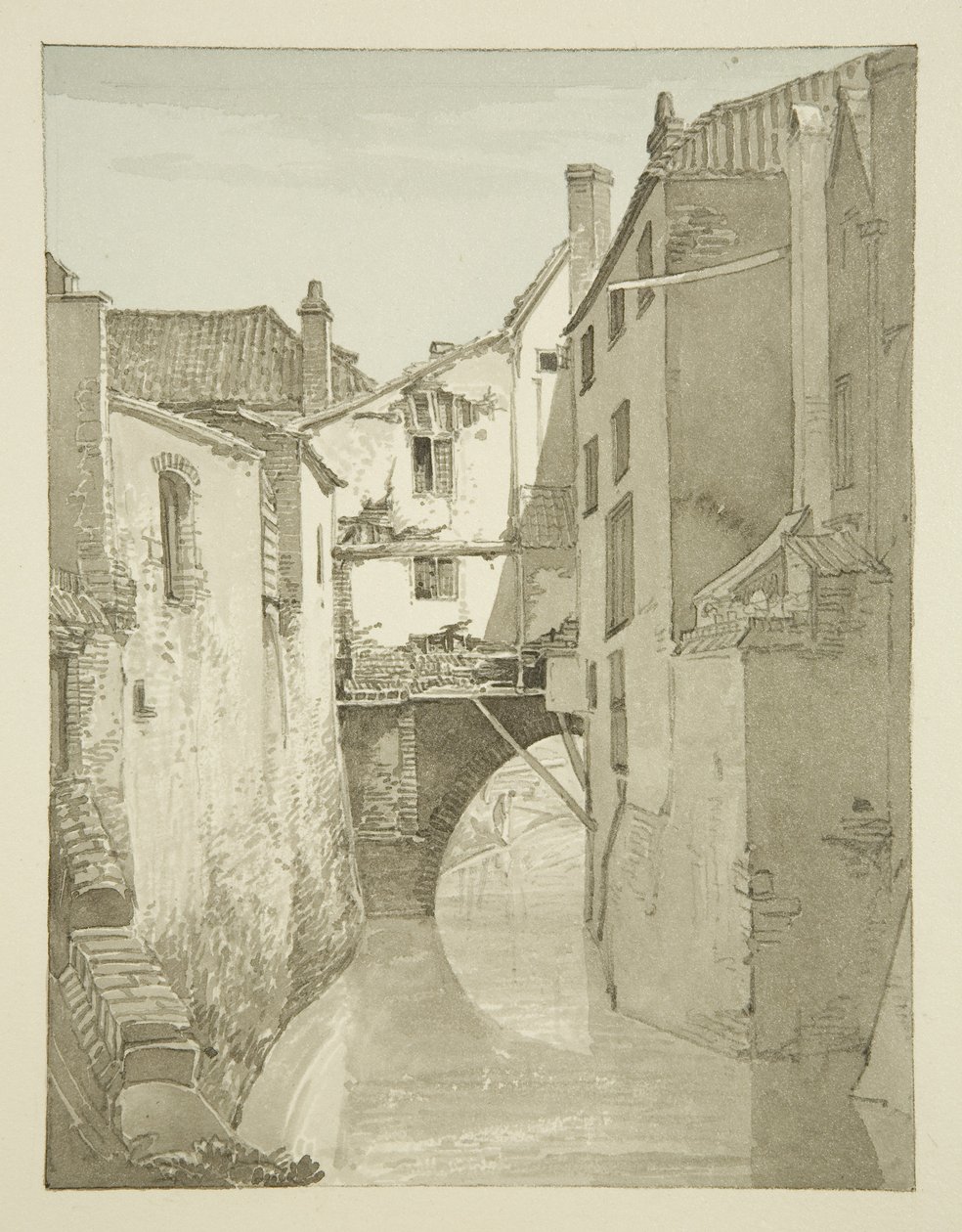 Queen Street Bridge, 1821 door Hugh ONeill