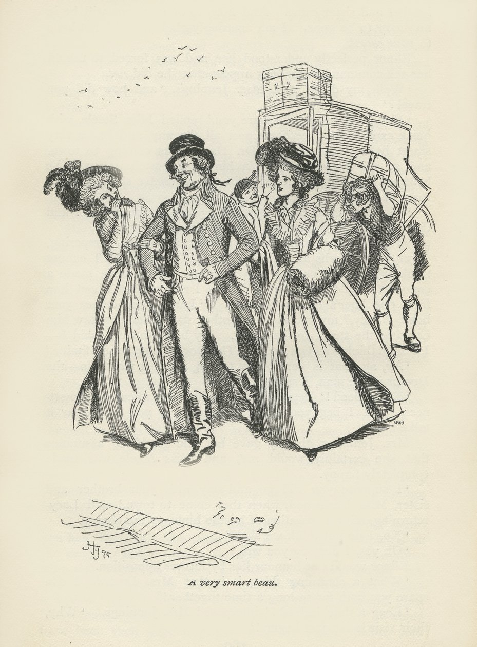 Een zeer slimme beau, 1896 door Hugh Thomson